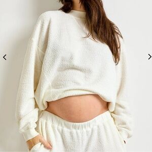HATCH Maternity Dina Boucle Sweatshirt size 0